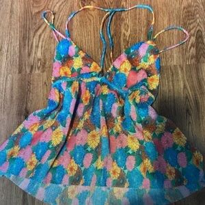 Colorful Floral Kids Camisole